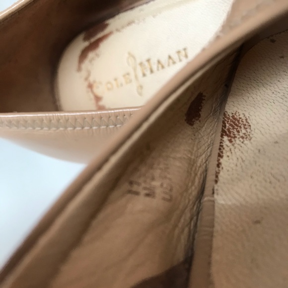 Cole Haan Nike Air Beige Nude Wedges, 9.5 - Picture 6 of 7